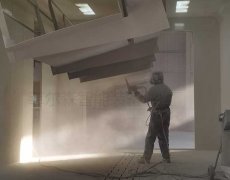 亭湖钢结构粉末静电喷涂生产线